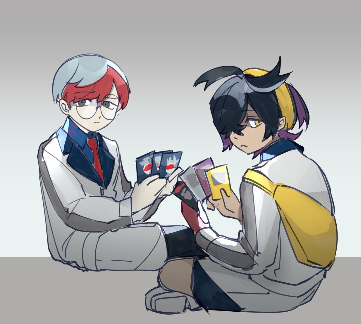 「i hope you two become friends 」|sol 🦕のイラスト