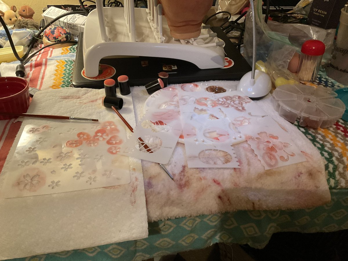 AngelicScroll95's tweet photo. Motifs! I did these after the creases and the blushing! Iโll probably add just a little more blush after this, but WOW! These kits are truly coming together! #ShopUpdates https://t.co/MovmDyqFDM