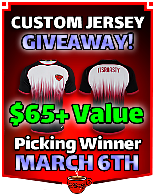 Its_Roasty's tweet photo. First Merch, First GIVEAWAY! To enter:
1. Follow Twitter
2. Follow Kick https://t.co/hunhreCNTF
3. Retweet, Like this tweet, and TAG 3 Friends
4. Sub to Youtube https://t.co/GrBSdvFgRC

*Sub to Kick for 5 extra entries

Winner selected March 6th! US only for shipping. https://t.co/kDC4INuu70