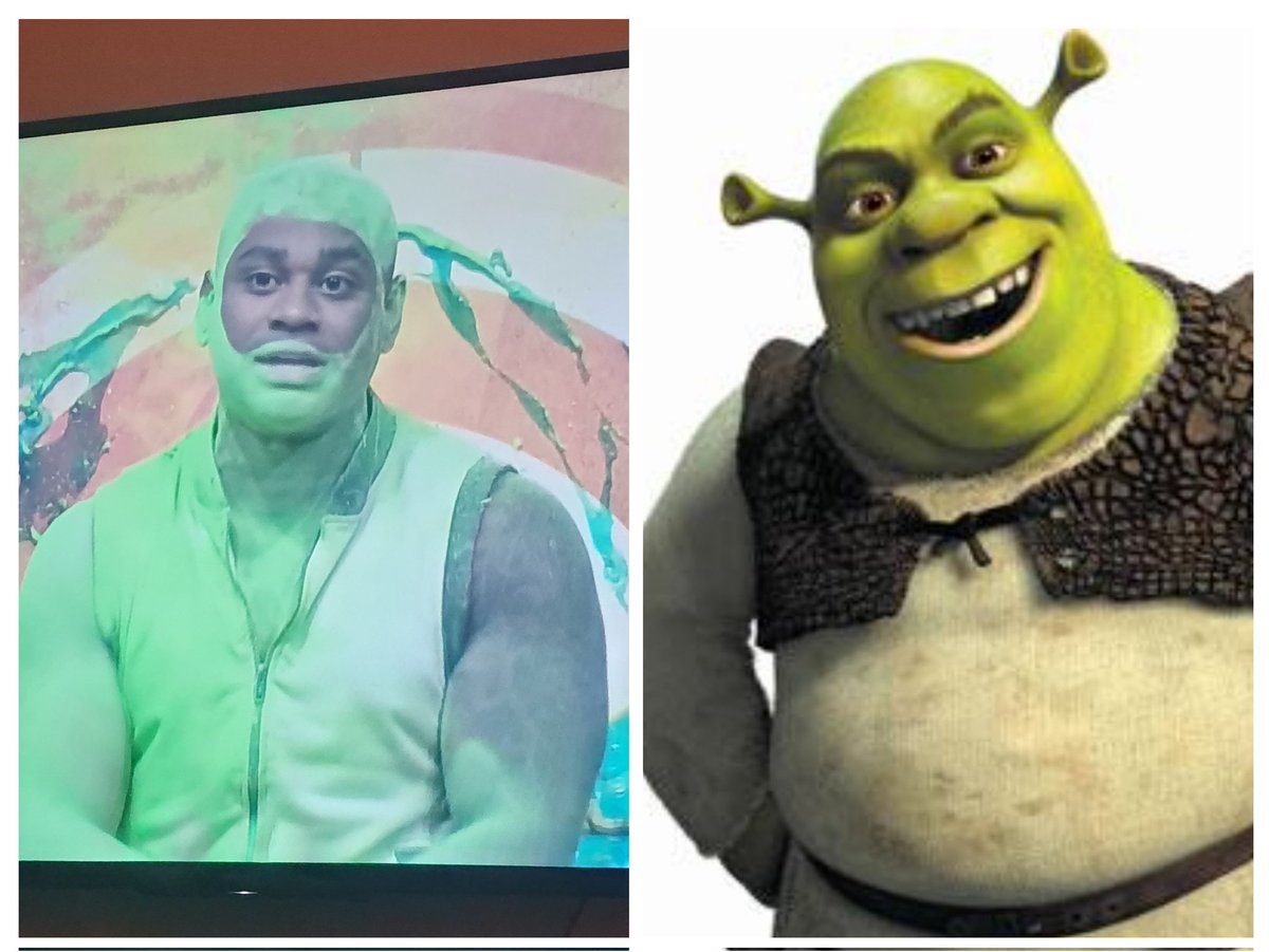 Juzamboni's tweet photo. O Shrek está no BBB!!!! 🤣🤣🤣🤣 #BBB23 #bbb2023 #BBB https://t.co/HA7GzxT5Ih