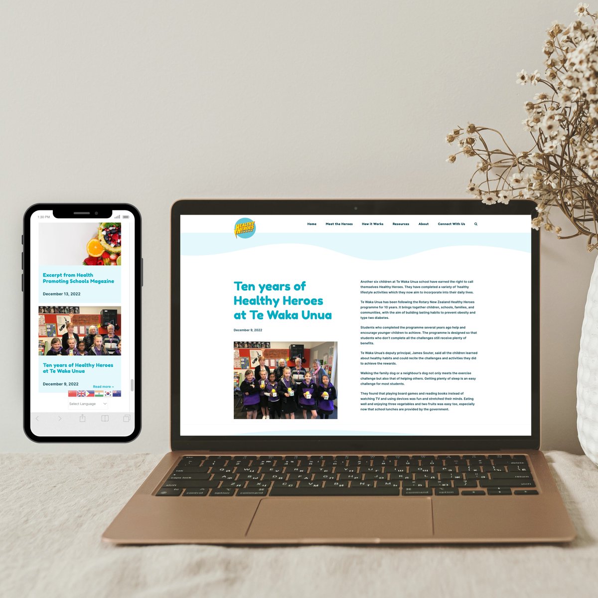 Hail+ on the new Healthy Heroes Website, built in partnership with Digital Journey. Having Hail+ means multiple schools and organisations can contribute content to the Healthy Heroes website with ease. Hail+ also allows articles to be shared directly on your website! 💚

#HailNZ