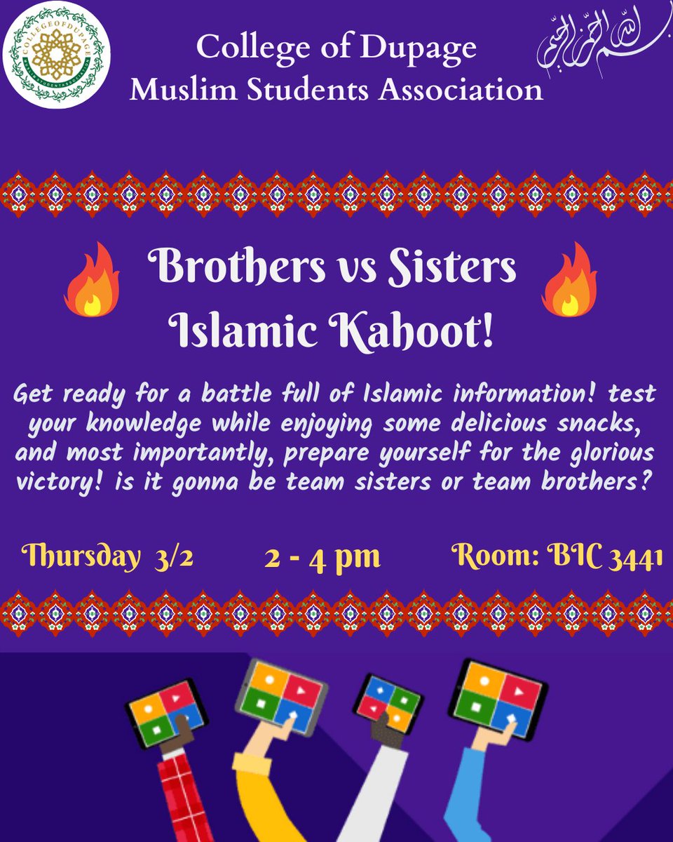 College of DuPage MSA tweet media