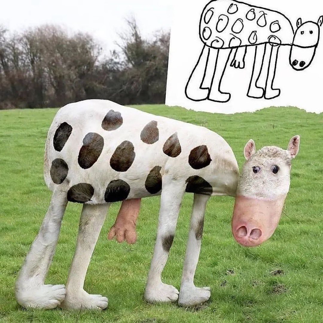 horrormuseum's tweet photo. If real animals looked like kid's drawings
by thingsIhavedrawn https://t.co/72YcgYL4yY