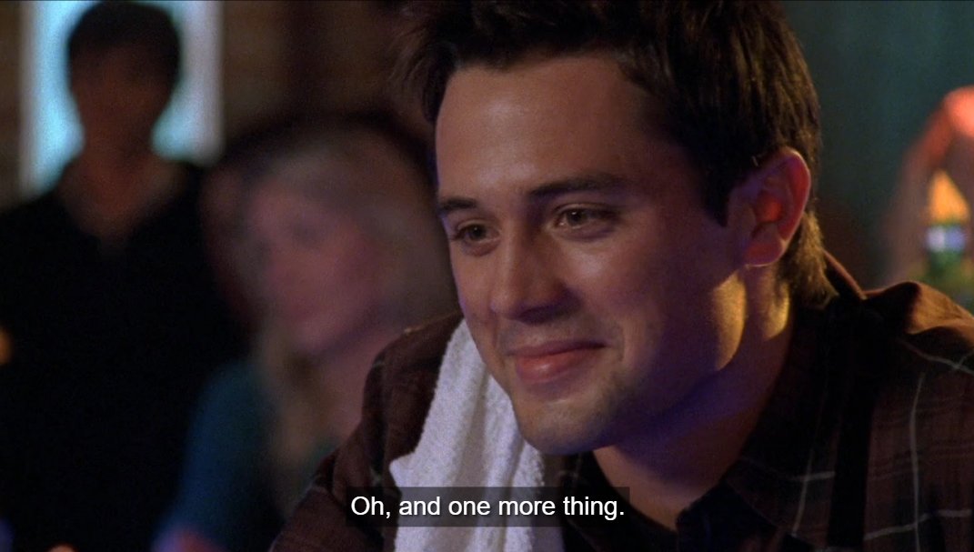 pacepeterlawyer's tweet photo. Wise words to live by 😂😂
#OneTreeHill #nathanscott #chaseadams https://t.co/1EhWvJsxaw