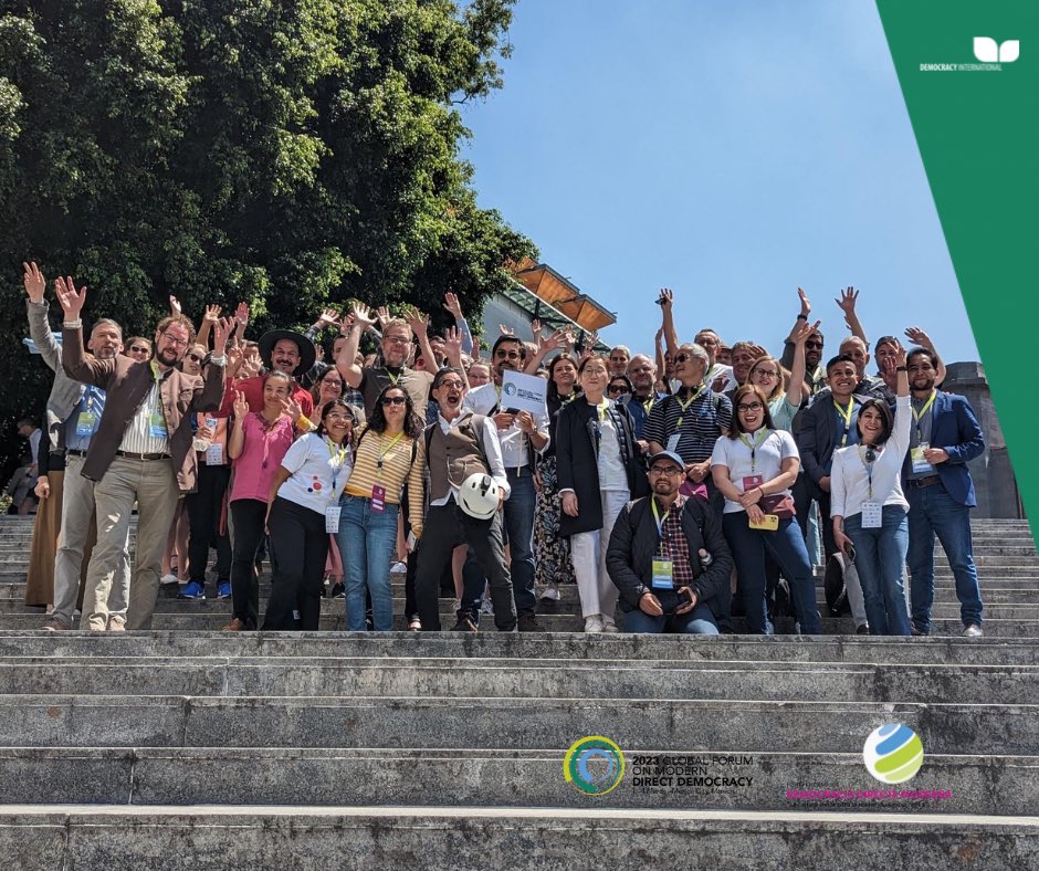 democracy_intl's tweet photo. “Today we had the chance to learn about the history, the achievements and challenges of Mexico’s direct democracy.
We need to continue the exchange and dialogue to improve civil participation around the world” - #gfmdd23 Pre-Tour participant.
#democracy #CDMX https://t.co/84TRaGEmX5