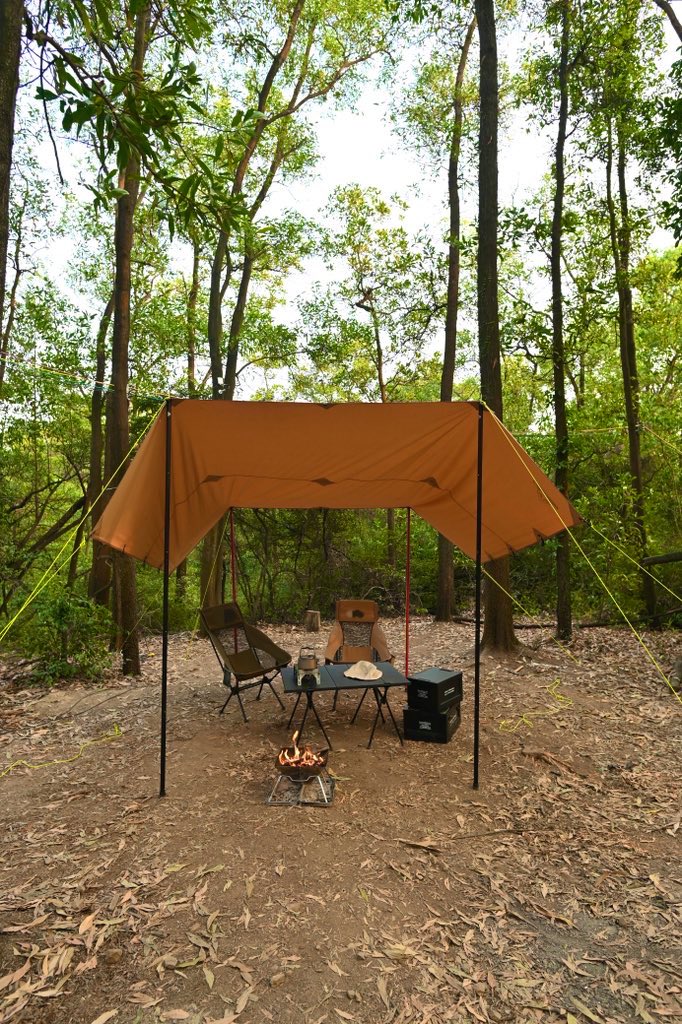 AkasoomOutdoor's tweet photo. ⛰️森でのキャップ🏕
🔥🔥焚き火可能のタープは欠かせない道具

#AKASSOOM 
#キャンプ 
#キャンプ道具 
#キャンプ好きな人と繋がりたい https://t.co/P5TKeNeXeo