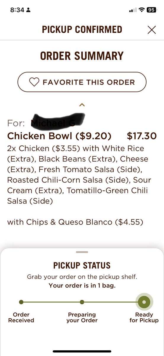 Gonzo5926's tweet photo. If the @ChipotleTweets gods are listening, this is what I got vs. what I ordered… #oops #glitch https://t.co/NEkuGox78t