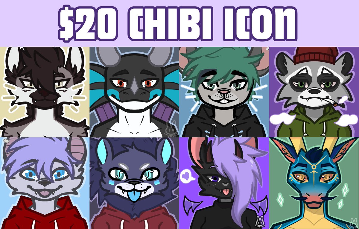 Open for these cute lil Icons for $20!

Hit me up if you're interested!