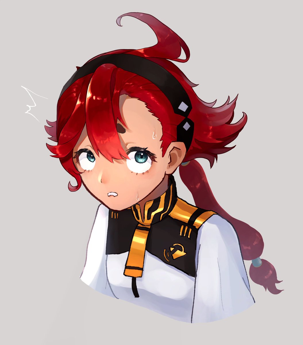 PonkanJohnny's tweet photo. ！？
 #スレッタ  #水星の魔女  #ガンダム  #イラスト  #二次創作  #ファンアート  #illustration https://t.co/h9MwGr3Fry