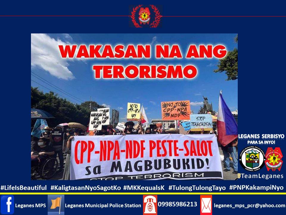 STOP ILLEGAL RECRUITMENT. NO TO TERRORISM!