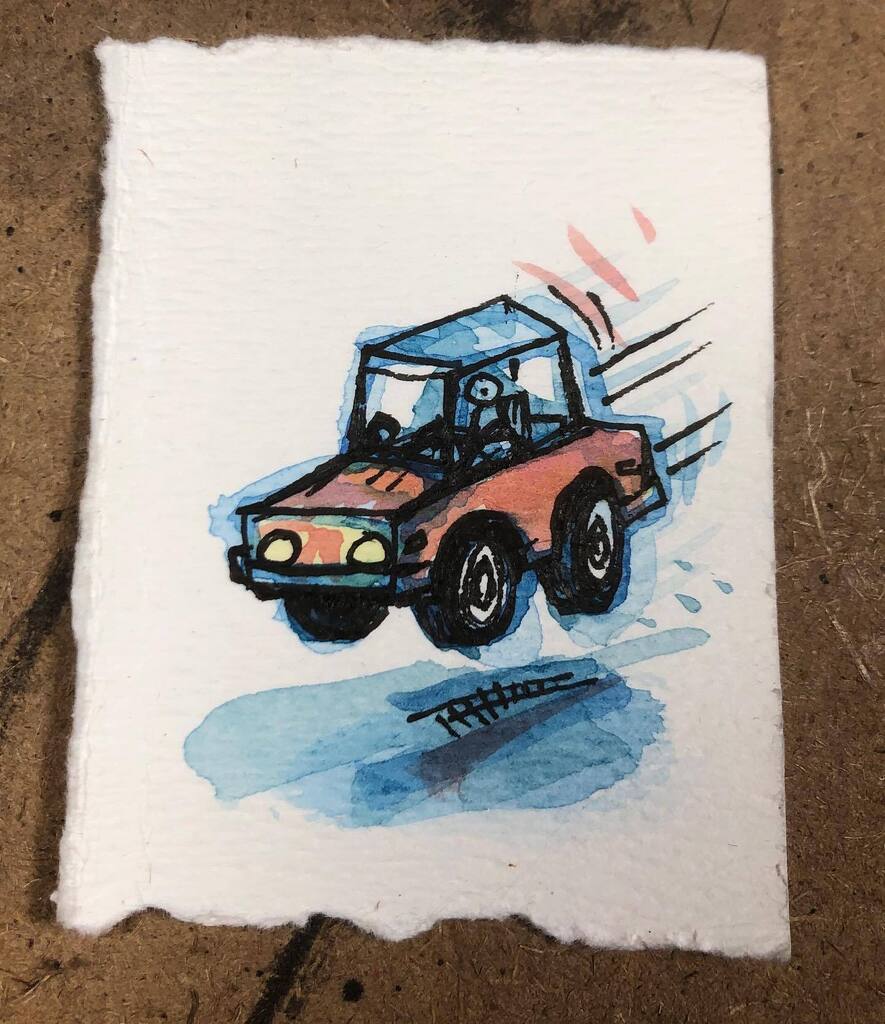 mherringart's tweet photo. Vehicular Commuter https://t.co/r4pV3MVWor