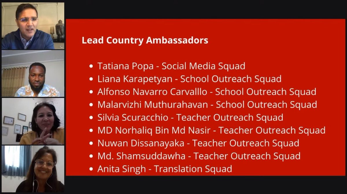 AlfonsoSDGs's tweet photo. Thank you so much @T4EduC It is honored to be a part of this Human Capital for the Transformation of Education #SDGs4 #ODS4 #SDG4
#TeacherTechSummit
#TTS23
#Edtech
#StrongSchools
#WorldEduWeek
#BestSchoolPrizes
#T4CountryAmbassador
#T4Education
#T4Conf
@BestSchoolPrize @UNESCO https://t.co/DO67NI4KfT