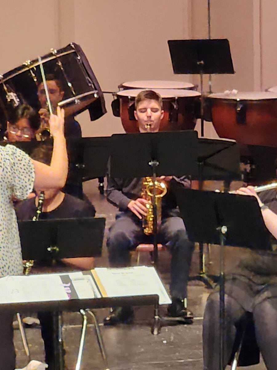 MistahBruno's tweet photo. Proud of our oldest. Played great at the #CityHigh #GRPS Festival Concert tonight. Given my utter lack of tone, rhythm and musical talents I'm doubly in awe of him. https://t.co/7E4ysPGtsA