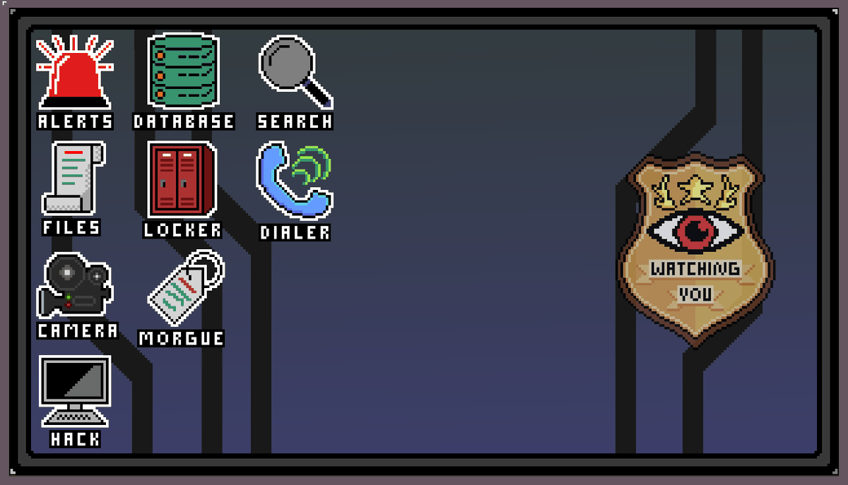 StudioLintex's tweet image. Started work on a detective game about filling paperwork. It takes place solely at a computer terminal.

Still early days but here is a WIP of your terminal

#gamedev #detectivegame #indiedev #pixelart