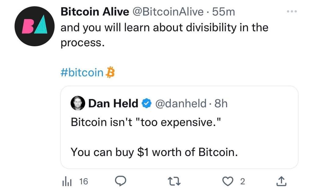 reneegr48041093's tweet image. #Bitcoin can be bought for $1
#StackStats