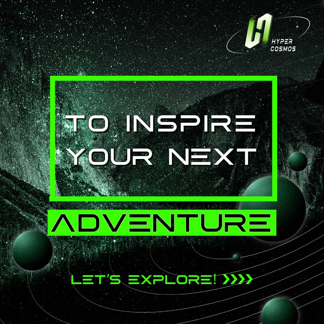 What inspires your next adventure?
Possibly the depth of the universe?🌠

Explore more: 🪐hypercosmos.net

#HyperCosmos #metaverse #blockchain #crypto #nft #defi #dao #btc #eth