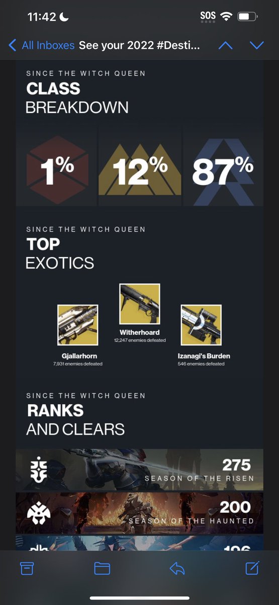 PimpDaddy_Bill's tweet photo. @DestinyBulletn Only hunter. I don’t play titan besides bounty prep and warlock is only if my group needs a well https://t.co/BWkAQtnO33