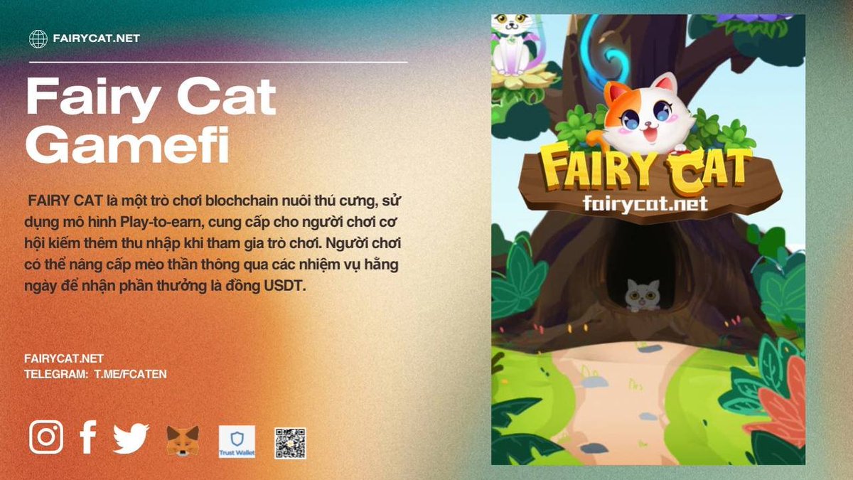 FCatVNchannel's tweet photo. Tham gia Fairy Cat để nhận ngay gói quà tặng cho người mới trị giá 10USDT!
Fairy Cat, trò chơi Gamefi, săn tìm báu vật, quy đổi tiền thật và tăng thêm thu nhập mỗi ngày!

Mã: HycaV4
Website: https://t.co/aQx1RNCuFy
Telegram: https://t.co/52AKrfSe3z https://t.co/JRXUBABstW