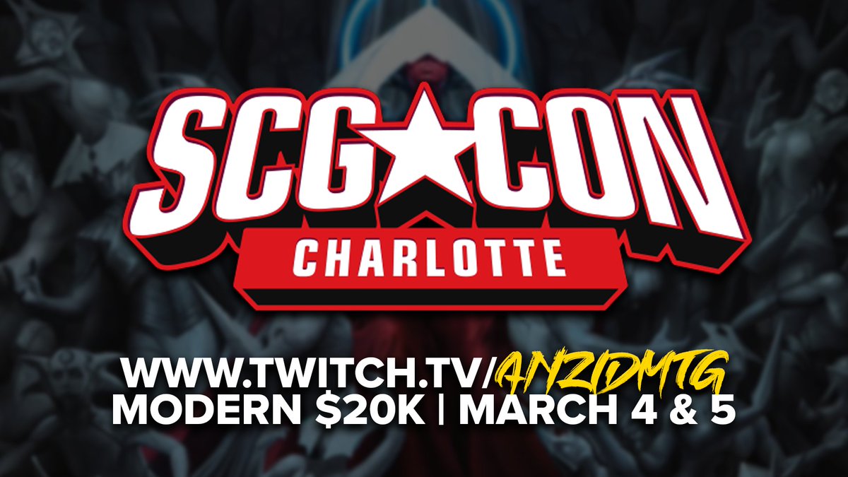 anzidmtg's tweet photo. 🚨 NOTIFICATION!!! 🚨
this weekend i'll be at charlotte streaming @SCGCON's modern $20k. entry is only $20 so i hope to see lotsa people playing in the event :) stream starts saturday at 9EST at https://t.co/CuphAUi4ot, spread the word! https://t.co/93tejUvwcV