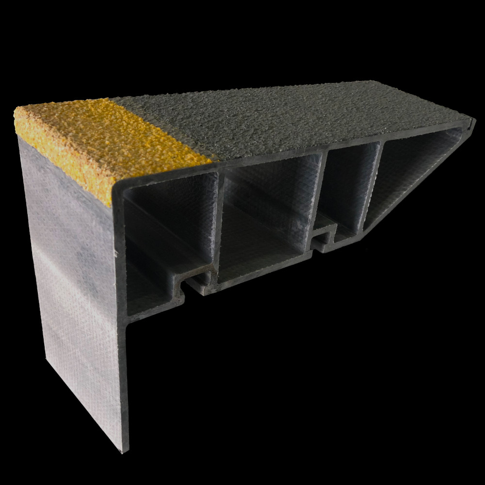CompositeEngAu's tweet photo. Section of our MaxiSTRUCT high strength stair tread. Finished with a non slip gritted surface.

#frp #frpstairs #stairsafety #maxistruct #compositematerials #compositeengineering https://t.co/Ak8uIqFVos