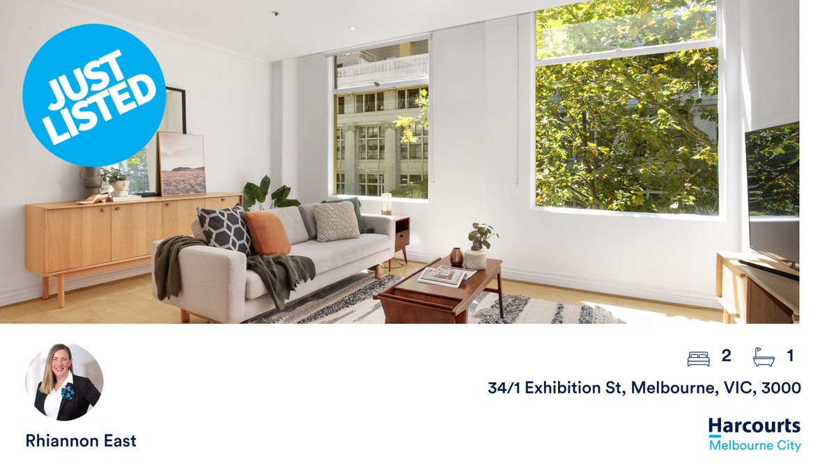 MelbREstate's tweet photo. 🛌 2 🛀 1
📍 34/1 Exhibition St, Melbourne, VIC, 3000

My latest listing on RateMyAgent.

https://t.co/xfhKDW7tnZ

...
#ratemyagent #realestate #Harcourts_Melbourne_City https://t.co/9CLmIuGWCg