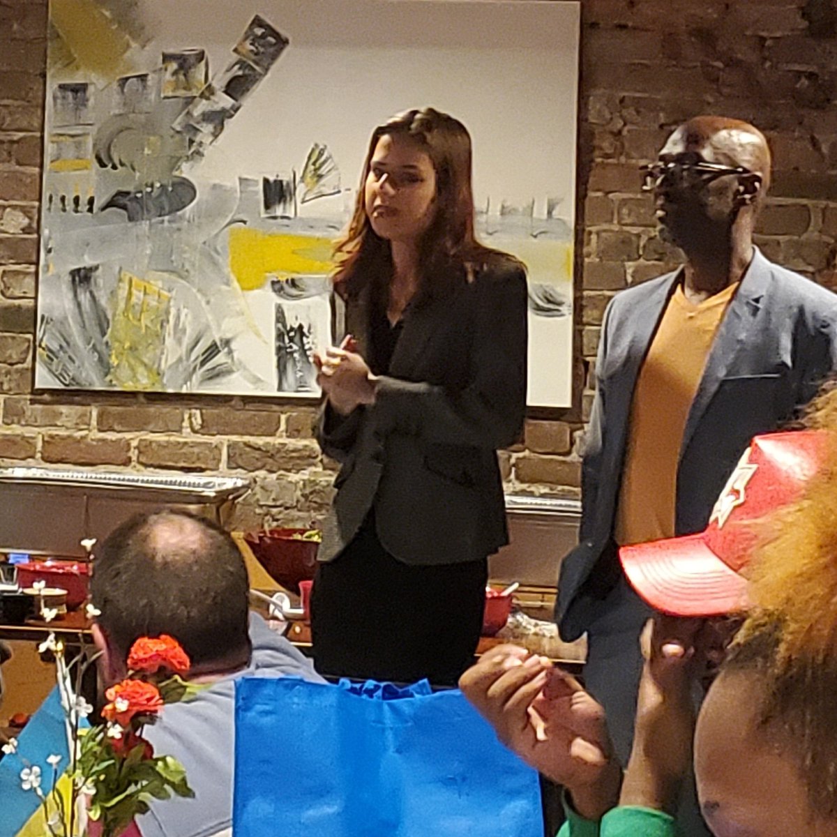 Had a great time hanging out with @vsurainbowsouls and <a href="/DSSE/">Đᵴᵴɘ.</a> at a Serenity Health event. Great presentation from VDH. Thanks for the invite! #GreaterAtVSU 🔶️🔷️#DiversityInclusionBelonging 🏳️‍🌈🏳️‍⚧️ #vsutitleix🧡⚖️💙