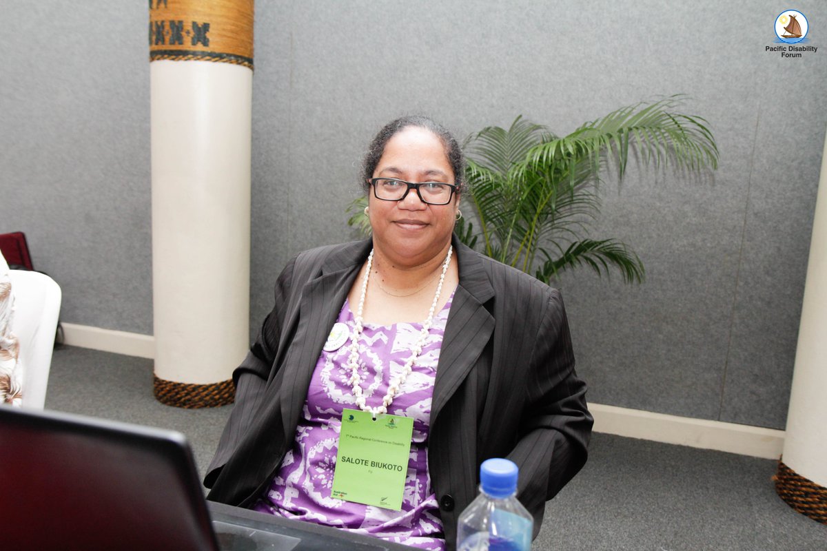 PDFSEC's tweet photo. "What do you bring to the table to realise the rights of persons with Psychosocial disabilities?"- Fiji Gvt focal point, Salote Biukoto
#inclusiveBluePacific #PDFsec #disabilityinclusion https://t.co/SYqV7YpeR1