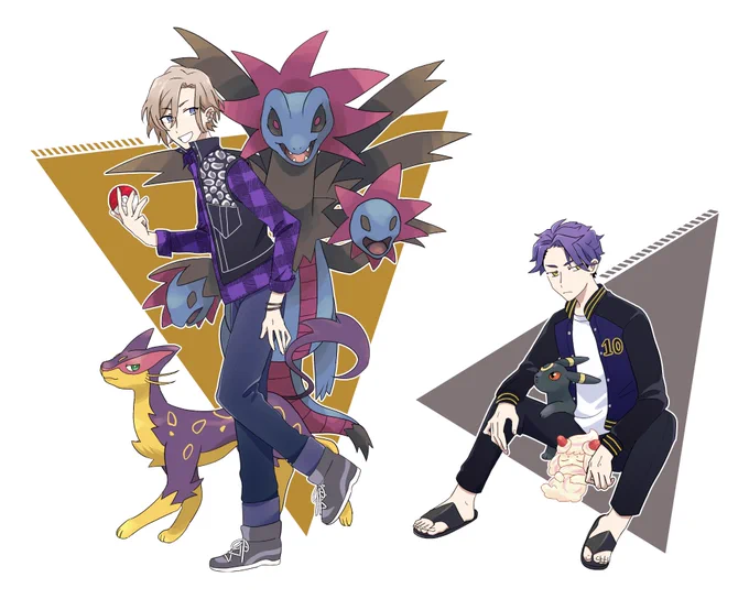 ※ポケモンパロしんまけの 万里と 十座が 勝負をしかけてきた! 
