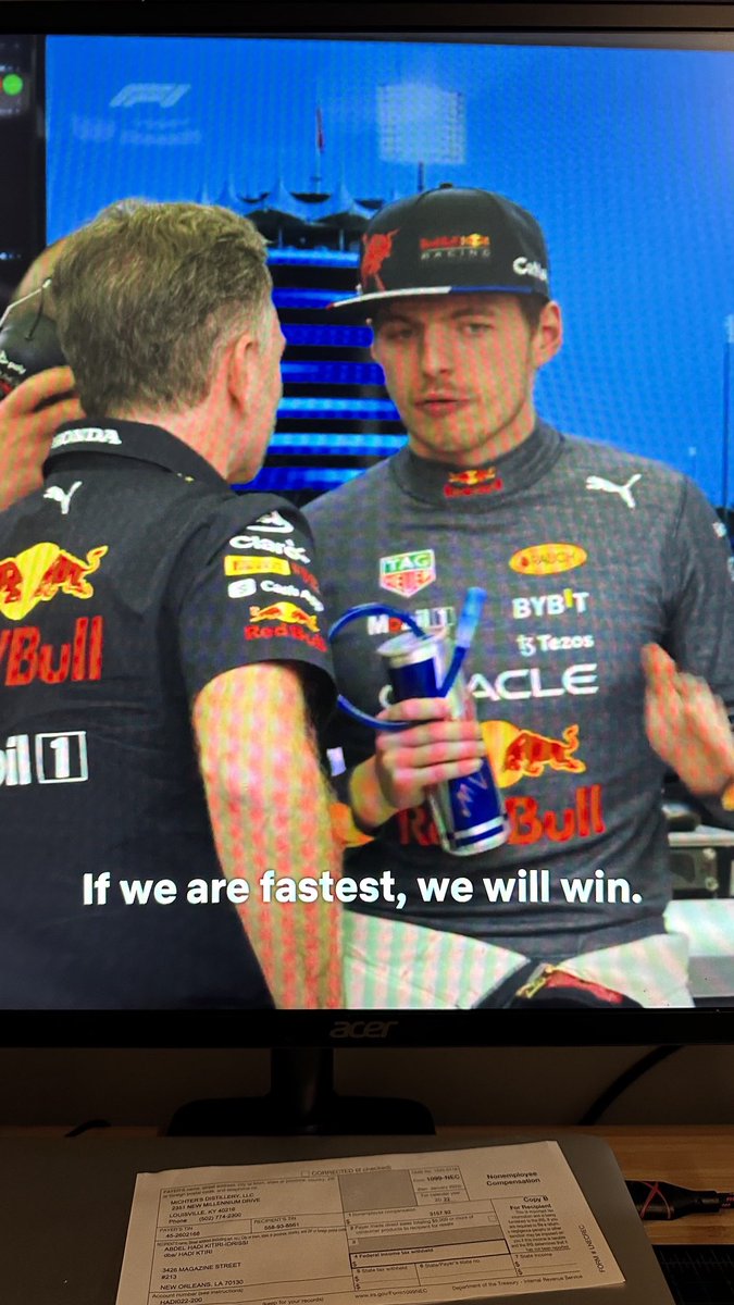 ⁦<a href="/Max33Verstappen/">Max Verstappen</a>⁩ dropping the wisdom on Drive to Survive