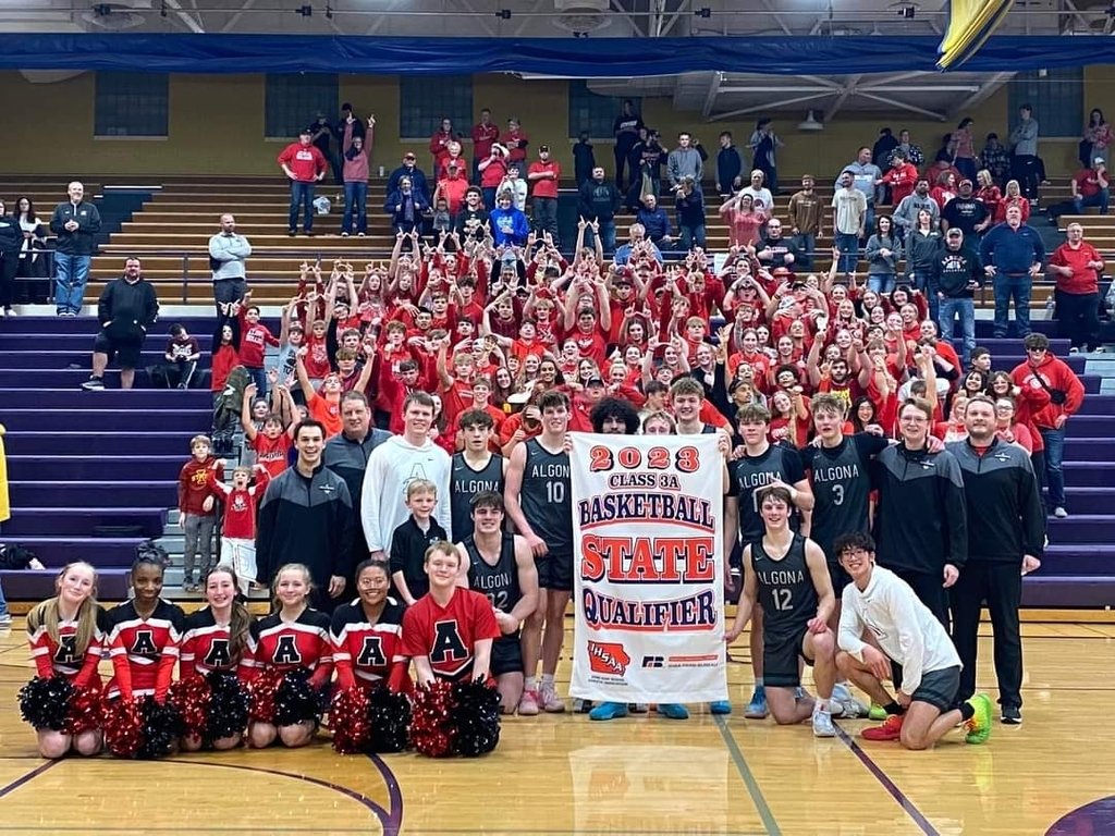 Congratulations to the boys basketball team for your win tonight, which earns them a spot in the state tournament!