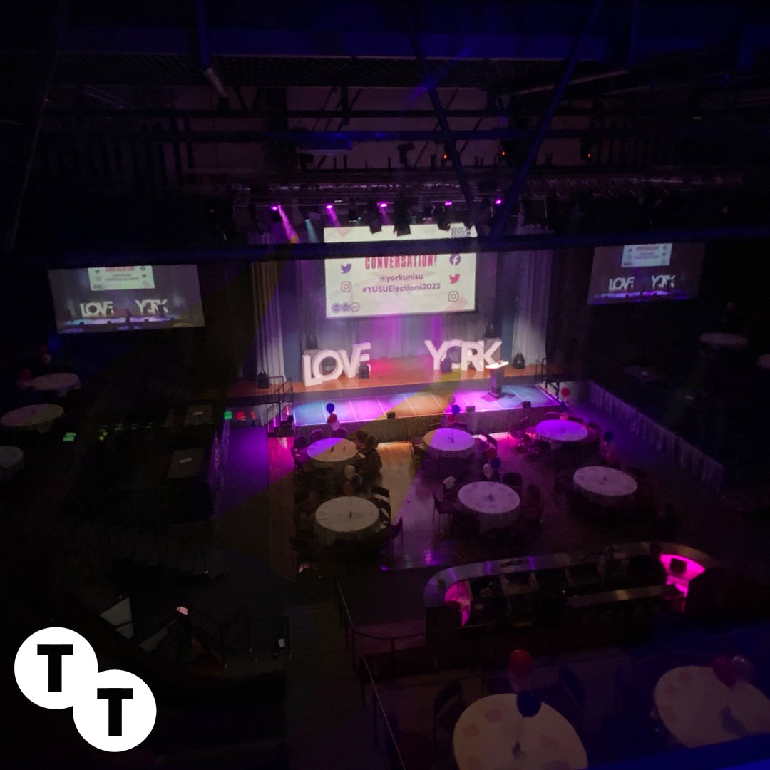 UoYTechSoc's tweet photo. Last weekend, @yorkunisu found its new SABBs and PTOs and we got to have fun helping with the event (and lending a hand at @ystv Live the night before). Congratulations to everyone involved 🥰 https://t.co/AclX0tdN0f
