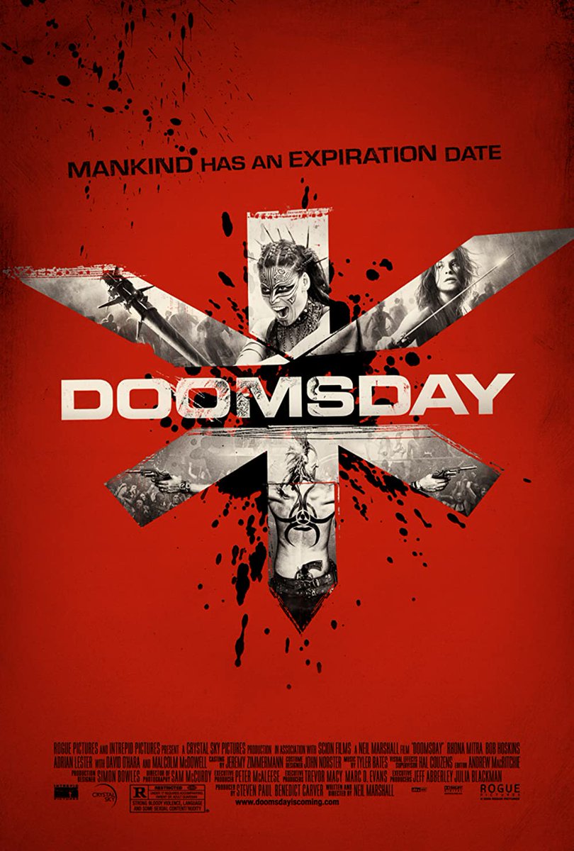 EugWSerra's tweet photo. On March 14, 2008, Doomsday was released. #Doomsday #NeilMarshall #RhonaMitra #BobHoskins
#AdrianLester #DavidOHara
#MalcolmMcDowell #CraigConway #LeeAnneLiebenberg https://t.co/fF2KcZ9Dwt