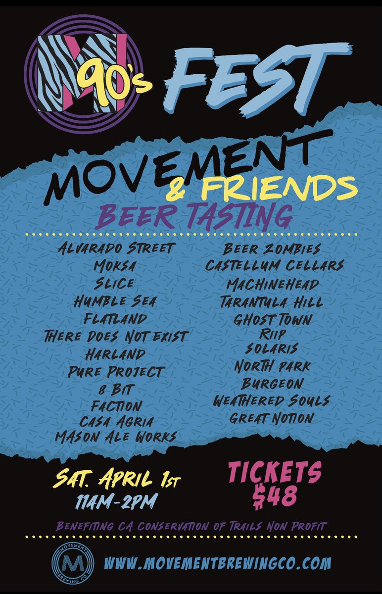 90s Fest is back, April 1 - and we have some friends coming
#90s #beer #craftbeer #beerfest #90sFest #drinklocal <a href="/BarrelDistrict1/">Rancho Cordova Barrel District</a> <a href="/VisitRancho/">Visit Rancho Cordova</a> <a href="/VisitSacramento/">Visit Sacramento</a>
