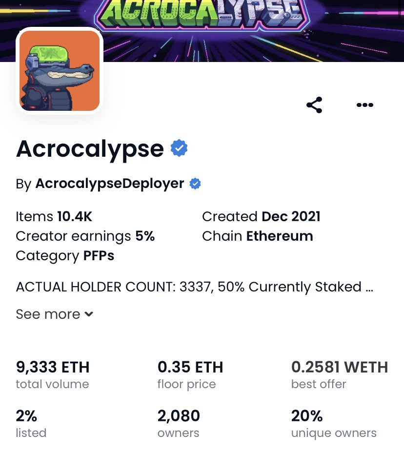 puddles42069's tweet photo. Crocs just got swept hard by @graildoteth 😳 @acrocalypseNFT https://t.co/3BKYGWnUaL