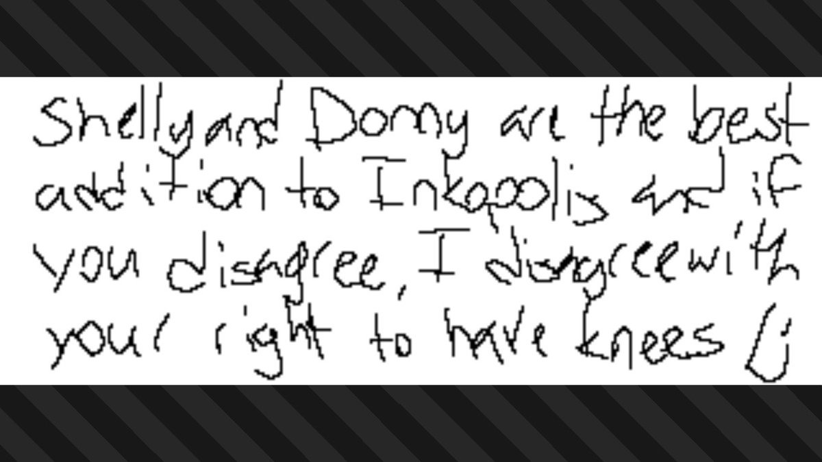 this is not a matter of debate #Splatoon3