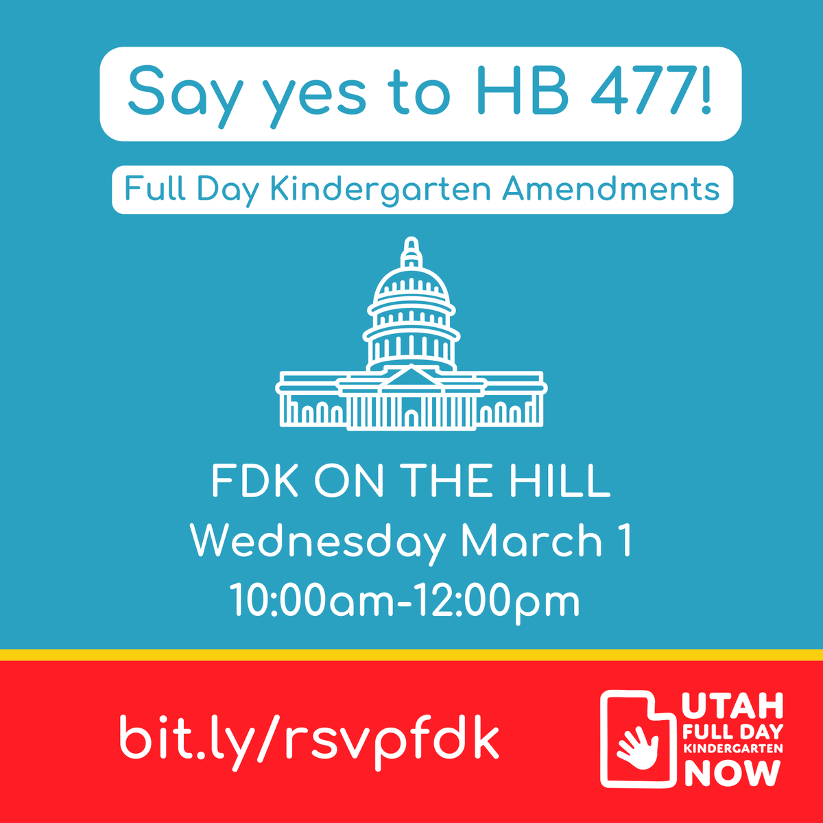 utchildren's tweet photo. Our last FDK on the Hill Day is this Wednesday, March 1st. Please join us! We will meet on the West Stairs of the Rotunda at 10:00am. RSVP online at https://t.co/NmlHalHdIC. https://t.co/kYgVVEzdmc
