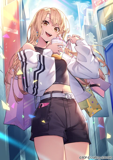 バンドリ! ガールズバンドパーティ! 6周年記念のカウントダウンイラストにて桐ヶ谷透子さんを描かせて頂きましたー!6周年おめでとうございますー!!#ガルパ6周年カウントダウンイラスト 