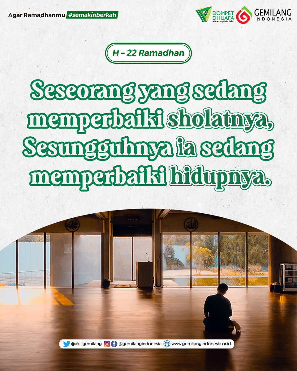 aksigemilang's tweet photo. Hai prang orang beriman jadikanlah sabar dan sholat sebagai penolong mu.  ( Al - Baqarah : 153 ) https://t.co/mmBANPPgBG