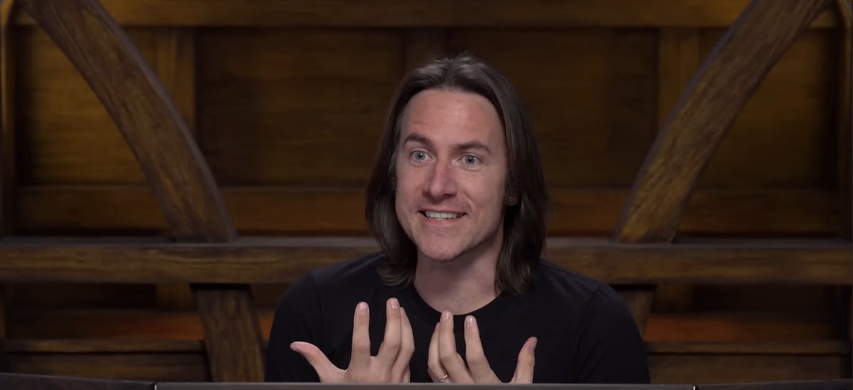 CritRoleFaces's tweet photo. There is legitimately nothing more pure than @matthewmercer's reaction to the fact that #CriticalRole was making sleeveless vests (his comfort clothing) and didn't know. https://t.co/Rhqu8QDYHK