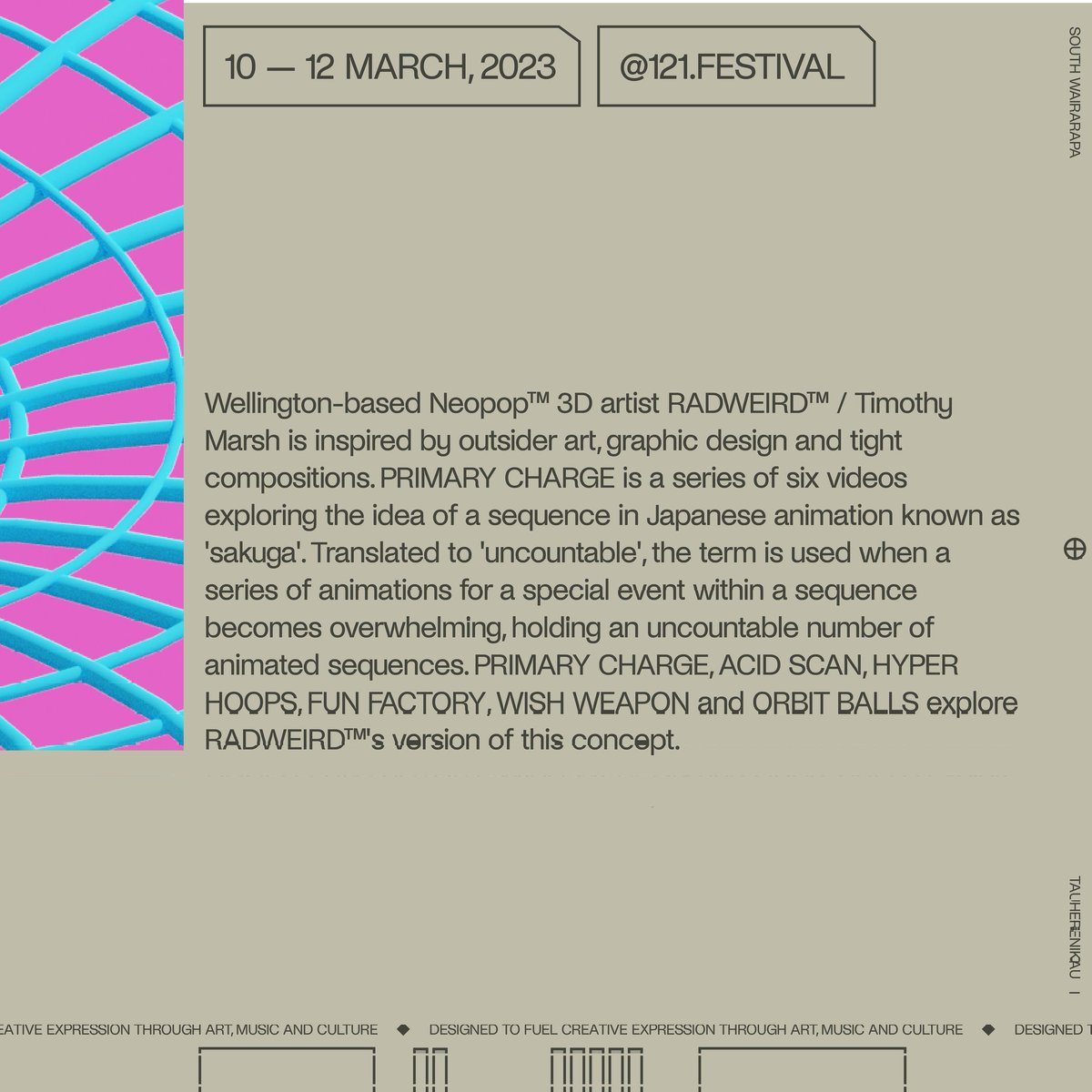 _radweird_'s tweet photo. My PRIMARY CHARGE visuals will be playing 121 Festival next month. C u there :-▪︎ https://t.co/mXPwBfQh8y