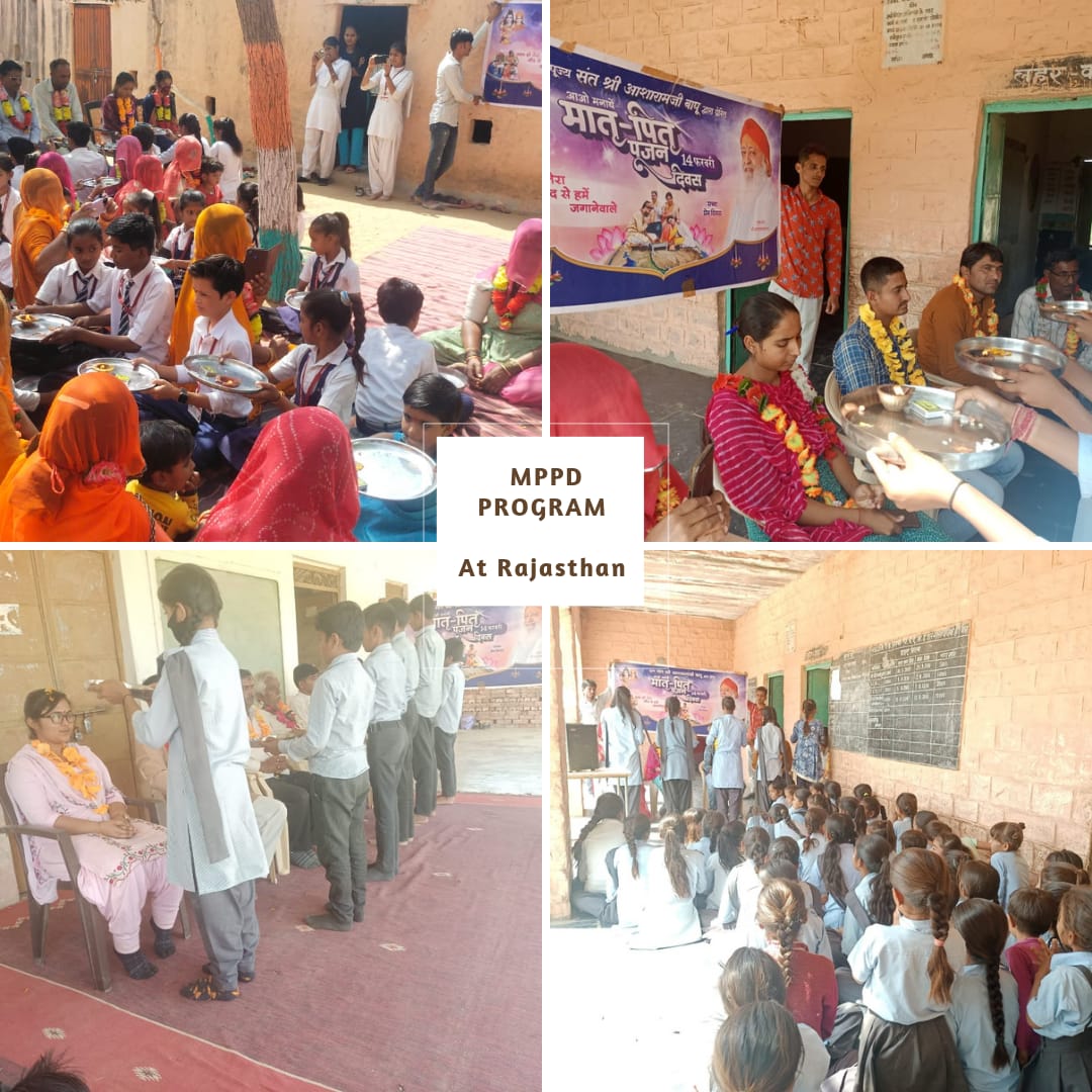 AshramBmr's tweet photo. 27.02.23
With the inspiration of Sant Shri Asharamji Bapu #MPPD programs were successfully conducted in schools of Rajasthan:

Sheo Bright Academy, Uma &amp; Adarsh Vidya Mandir, Sheo.
Deval Public, Adarsh Vidya Mandir, Govt. Girls HS school, Gunga. &amp; Govt. Primary school Ambavadi https://t.co/00bYVXOgzM