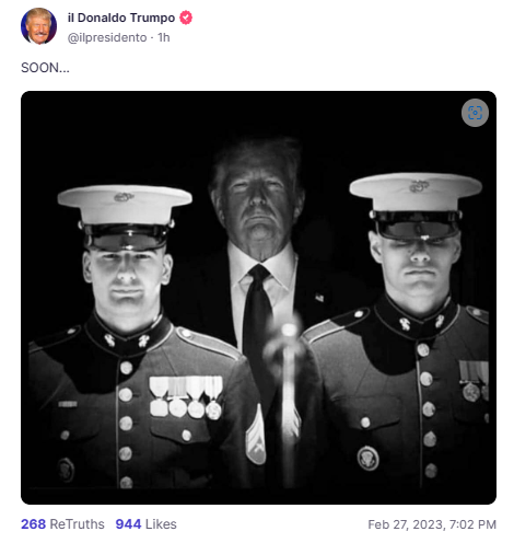 MozartsTrump's tweet photo. Il Donaldo Trumpo has been suspended by the #TwitterNazis... again.
I'll just leave this here for @PapiTrumpo - to trigger the Trump Deranged in his absence! 😄🇺🇸 https://t.co/FUSIF6CroC