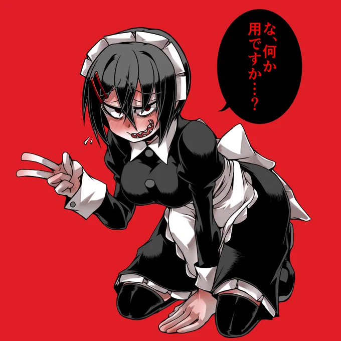 アザミさんとレツさんの何かの図解。#創作 
