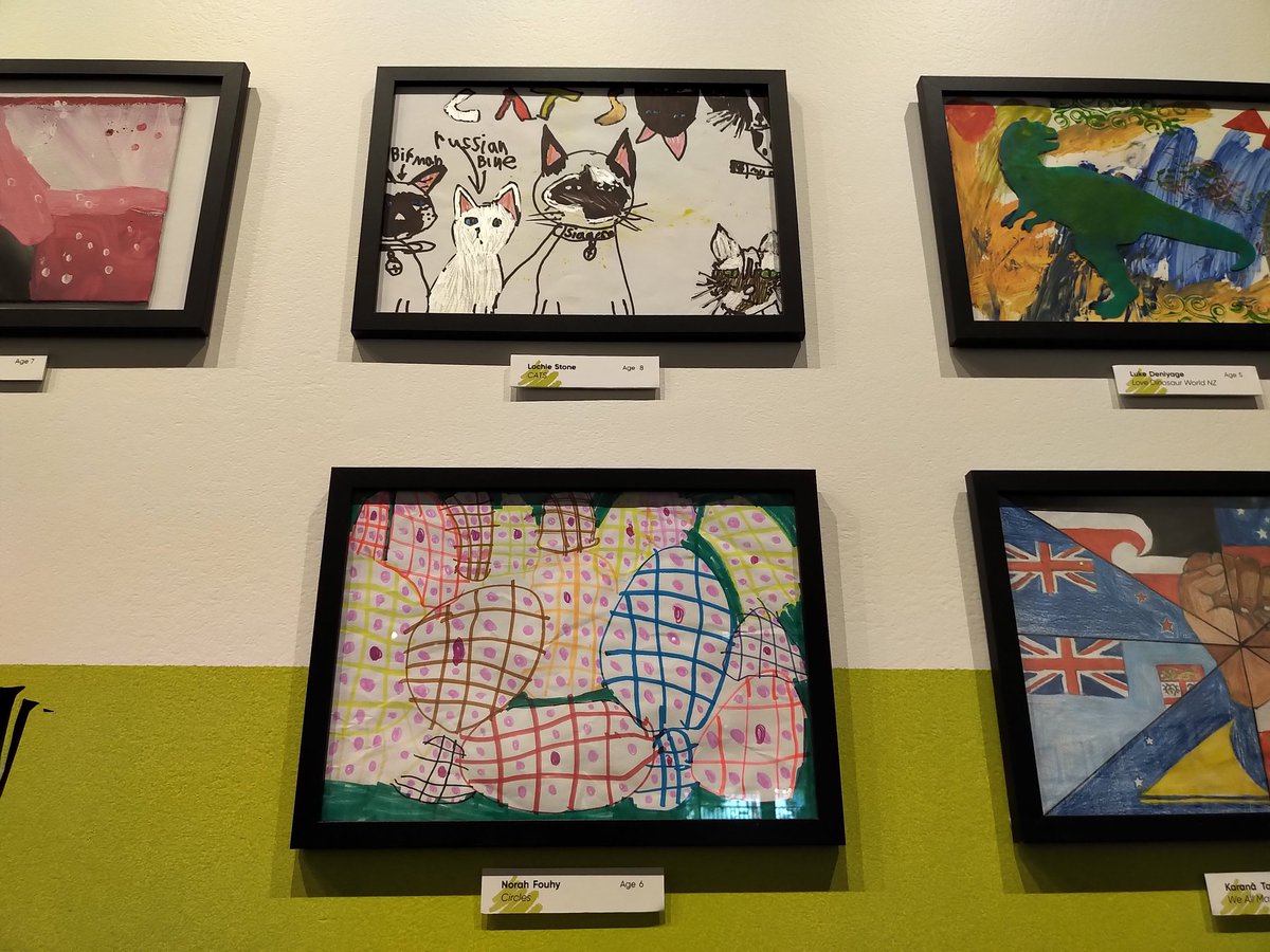 LREmbree's tweet image. Visited @ExpressionsArt Gallery and were treated to a wonderful exhibition of children's art. #art #NewZealand #upperhutt