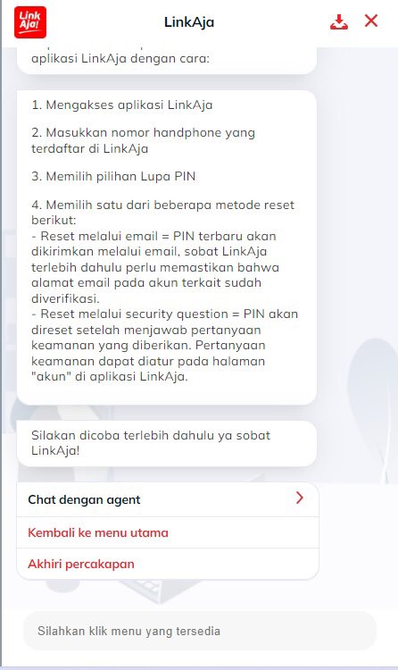 iwnherr's tweet photo. @linkaja min… saya mau reset PIN aja dilempar-lempar…

Dari aplikasi disuruh ke Call Center
Dari call center disuruh ke Email
Dari email disuruh ke Chat with Expert/Call Center (live chatnya dimana ya?)

Muter aja trus sampai ladang gandum dihujani coklat, jadilah cococrunch https://t.co/ZDisZcT6hK