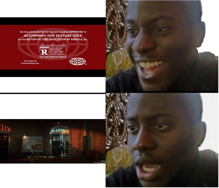 Literally every time I go to the theater