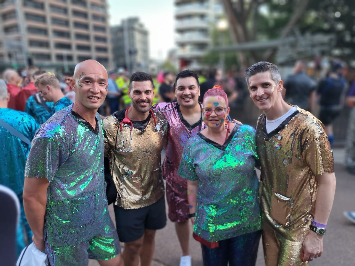 RANZCRcollege's tweet photo. Some great photos taken at the #PrideInMedicine float at Mardi Gras over the weekend. We were thrilled to be part of #SydneyWorldPride 2023!

~ Credit to photographer: Dr George Forgan-Smith, Specialist GP, Melbourne, Australia

#RANZCR https://t.co/K3BhwUi9Ee