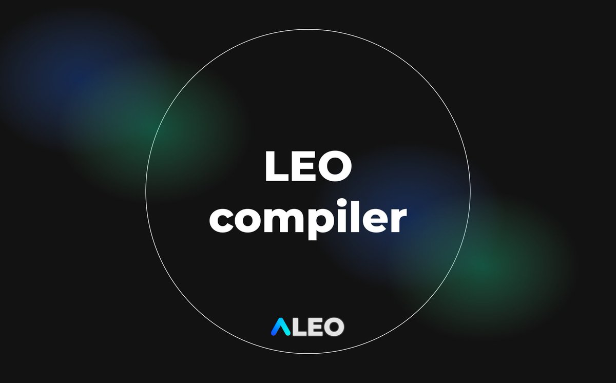 criogennn's tweet photo. LEO compiler 🛠️

https://t.co/q5QxlzBj2z

#Aleo #zkp #snark #LEO https://t.co/92xChAJt0w