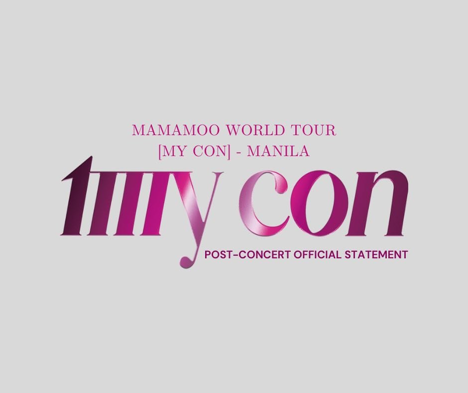 MamamooPH's tweet image. [MAMAMOO PH OFFICIAL STATEMENT]

Hi, PH Moos!

As promised, we have prepared our official statement addressing the concerns of our co-PH Moos with regards to [MY CON]-Manila fan projects and activities.

Please see:
myconinmanila.my.canva.site/mmmph-official…