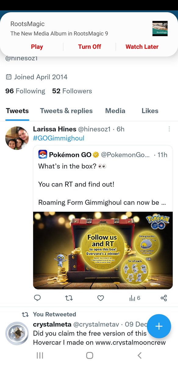 hinesoz1's tweet photo. @PokemonGoApp I have followed the page &amp; retweeted.  What else is required? https://t.co/F3fm4rhp3X